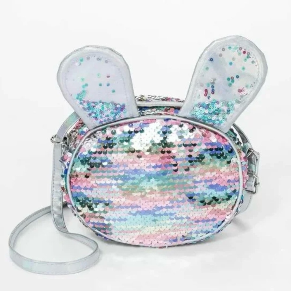 NWT Cat & Jack Sequin Bunny Purse